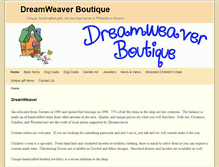 Tablet Screenshot of dreamweaverboutique.com